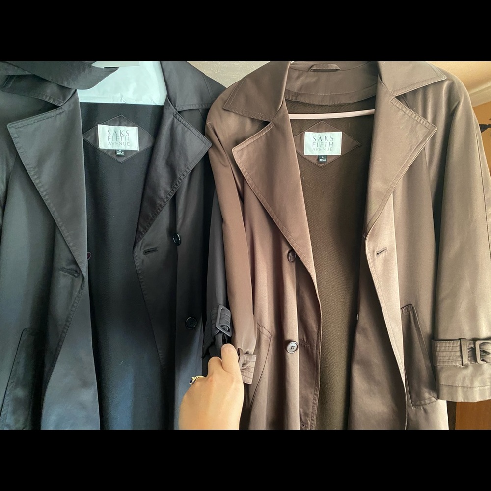 Saks fifth Avenue trench coat